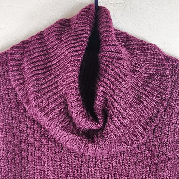 143 Story by Lineup Textured Knit Scalloped Hem Cowl Neck Sweater Women's S/M - Picture 3 of 8